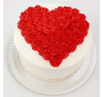 Торт на День всех влюблённых