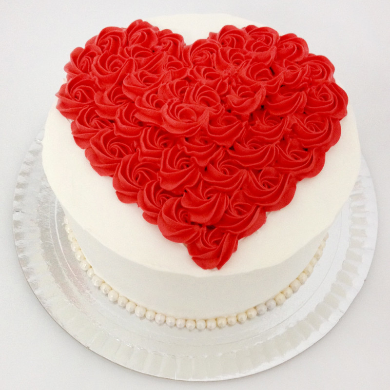 Торт на День всех влюблённых