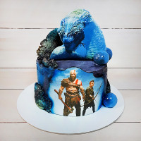 Торт по игре Бог войны