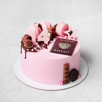 Торт с паспортом для девочки