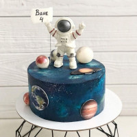 Торт космос для парня