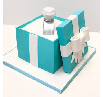Свадебный торт Коробка Тиффани