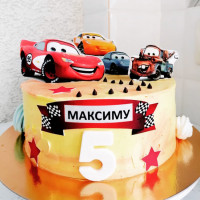 Торт машинка 5 лет