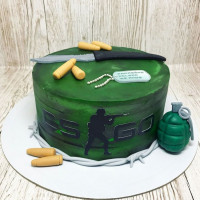 Торт КС ГО для мальчика