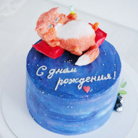 Торт космос для девочки