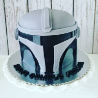 Торт Мандалорский шлем