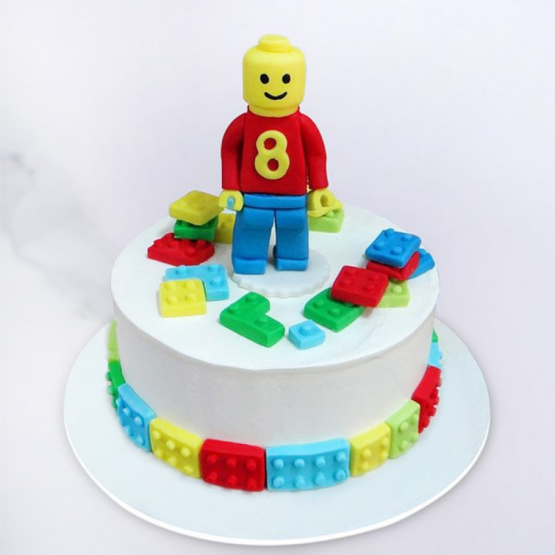 Торт Лего 8 лет